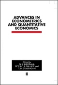 Cover: Advances in Econometrics and Quantitative Economics - Wiley