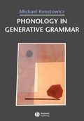 Cover: Phonology in Generative Grammar - Wiley
