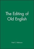 Cover: The Editing of Old English - Wiley
