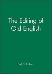 Enlarge image Cover: The Editing of Old English - Wiley