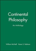 Cover: Continental Philosophy - Wiley