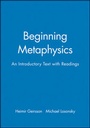 Cover: Beginning Metaphysics - Blackwell Publishers
