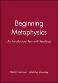 Cover: Beginning Metaphysics - Wiley