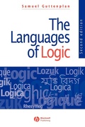 Cover: The Languages of Logic - Wiley