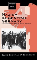 Cover: Nazism in Central Germany - Berghahn Books, Incorporated