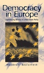 Cover: Democracy in Europe - Berghahn Books, Incorporated