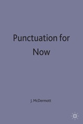 Cover: Punctuation for Now - Palgrave Macmillan
