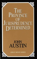 Cover: The Province of Jurisprudence Determined - Prometheus Books