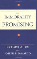 Cover: The Immorality Of Promising - Humanity Books