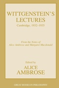 Cover: Wittgenstein's Lectures - Prometheus Books