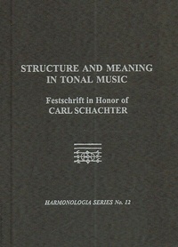 Enlarge image Cover: Structure and Meaning in Tonal Music - Pendragon Press