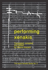 Enlarge image Cover: Performing Xenakis - Pendragon Press