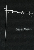 Cover: Xenakis Matters - Pendragon Press