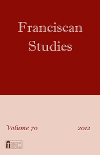 Abbildung von: Franciscan Studies - Franciscan Institute