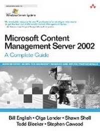 Enlarge image Cover: Microsoft Content Management Server 2002 - Addison Wesley