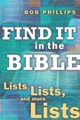 Cover: Finding It in the Bible - Howard Publishing