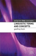 Cover: Linguistics Terms and Concepts - Palgrave