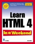 Abbildung von: Learn HTML 4 in a Weekend - Premier Press