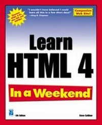 Abbildung von: Learn HTML 4 in a Weekend - Premier Press