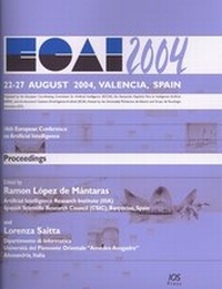 Enlarge image Cover: ECAI 2004 - IOS Press,US