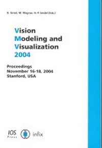 Enlarge image Cover: Vision Modeling and Visualization 2004 - IOS Press,US