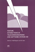 Cover: Feature Interactions in Telecommunications and Software Systems VIII - IOS Press,US