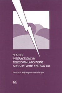 Enlarge image Cover: Feature Interactions in Telecommunications and Software Systems VIII - IOS Press,US