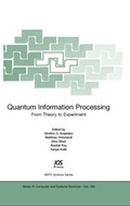 Cover: Quantum Information Processing - IOS Press,US