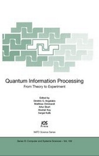 Enlarge image Cover: Quantum Information Processing - IOS Press,US