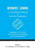 Cover: BIWIC 2006 13th International Workshop on Industrial Crystallization - IOS Press,US