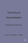 Cover: The Politics of Decentralisation - Red Globe Press