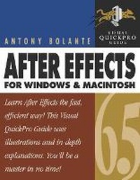 Abbildung von: After Effects 6.5 for Windows and Macintosh - Peachpit Press Publications