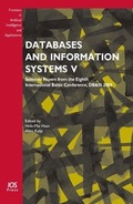 Cover: Databases and Information Systems V - IOS Press,US