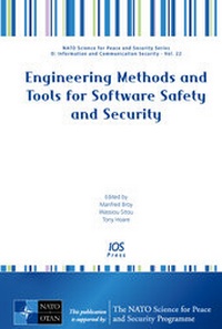 Enlarge image Cover: Engineering Methods and Tools for Software Safety and Security - IOS Press,US