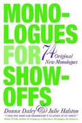 Cover: Monologues for Show-Offs - Heinemann Educational Books,U.S.
