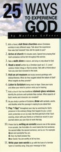 Cover: 25 Ways To Experience God 50-Pack - NavPress