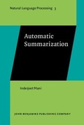 Cover: Automatic Summarization - John Benjamins Publishing Co