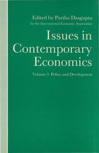 Enlarge image Cover: Issues in Contemporary Economics - Palgrave Macmillan