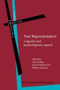Cover: Text Representation - John Benjamins Publishing Co