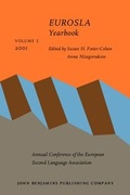 Cover: EUROSLA Yearbook - John Benjamins Publishing Co