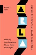 Cover: Annual Review of Language Acquisition - John Benjamins Publishing Co