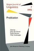 Cover: Predication - John Benjamins Publishing Co