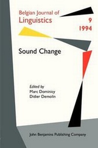 Enlarge image Cover: Sound Change - John Benjamins Publishing Co
