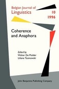 Cover: Coherence and Anaphora - John Benjamins Publishing Co