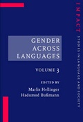 Cover: Gender Across Languages - John Benjamins Publishing Co