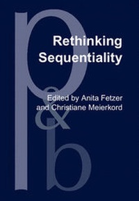 Enlarge image Cover: Rethinking Sequentiality - John Benjamins Publishing Co