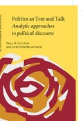 Cover: Politics as Text and Talk - John Benjamins Publishing Co