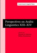 Cover: Perspectives on Arabic Linguistics - John Benjamins Publishing Co
