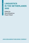 Cover: Linguistics in the Netherlands 2002 - John Benjamins Publishing Co