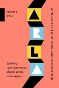 Cover: Annual Review of Language Acquisition - John Benjamins Publishing Co